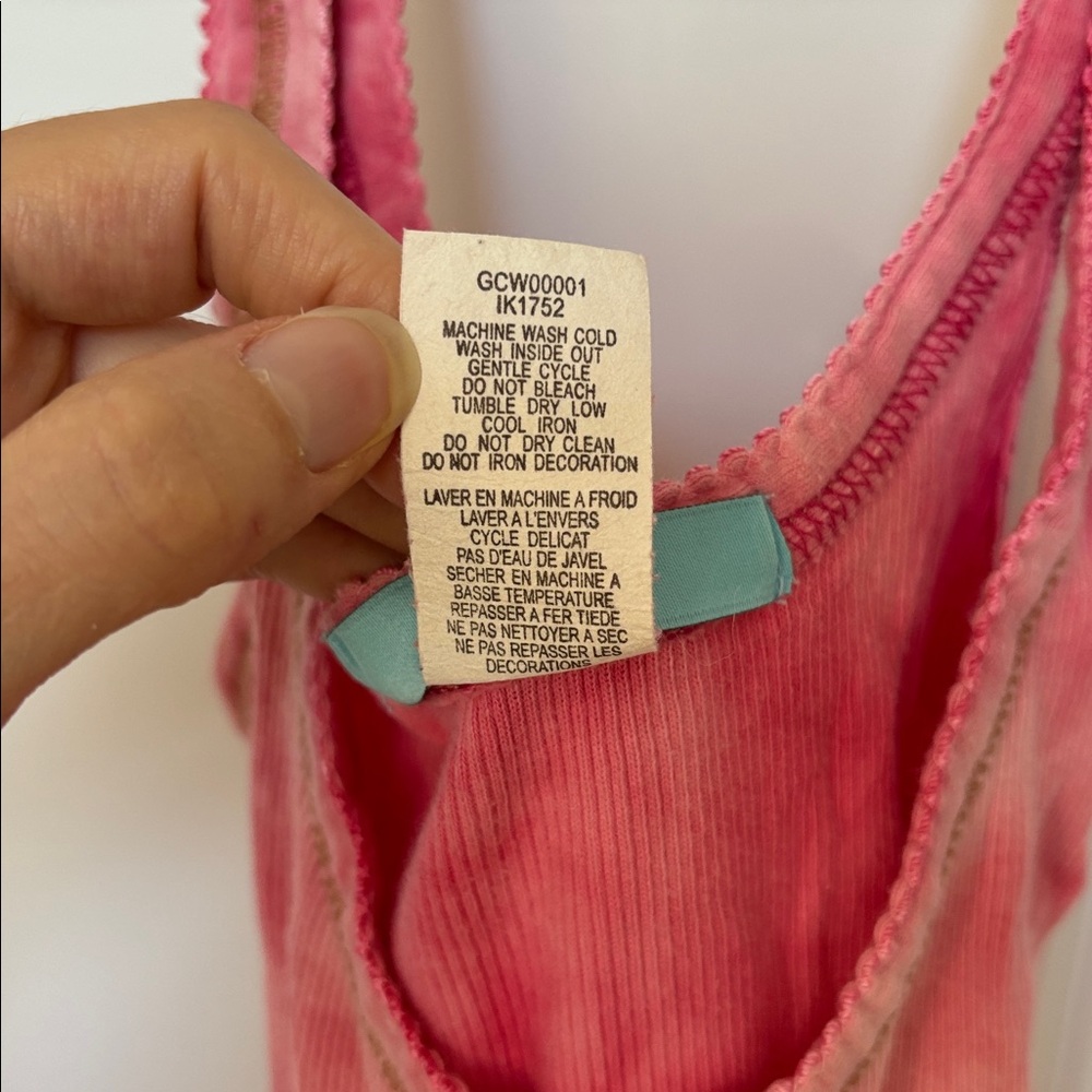 Marciano Pink and Gold Sequin Embellished Tank Top - Picture 7 of 10